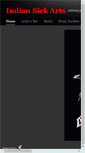 Mobile Screenshot of indiansickarts.daportfolio.com