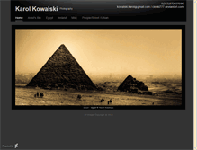 Tablet Screenshot of karolkowalski.daportfolio.com