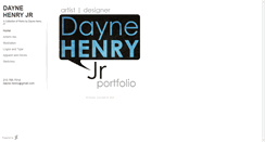 Desktop Screenshot of daynehenryjr.daportfolio.com