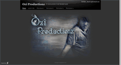 Desktop Screenshot of oziproductionz.daportfolio.com